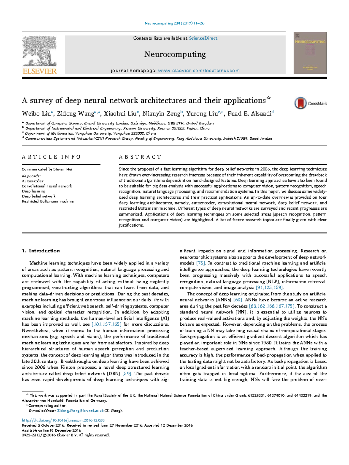DNN Khao Sat: A Comprehensive Survey on Deep Neural Network ...
