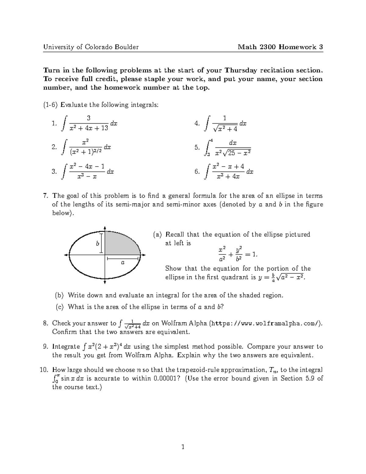 HW3-math2300 - Homework 3 - University of Colorado Boulder Math 2300 ...