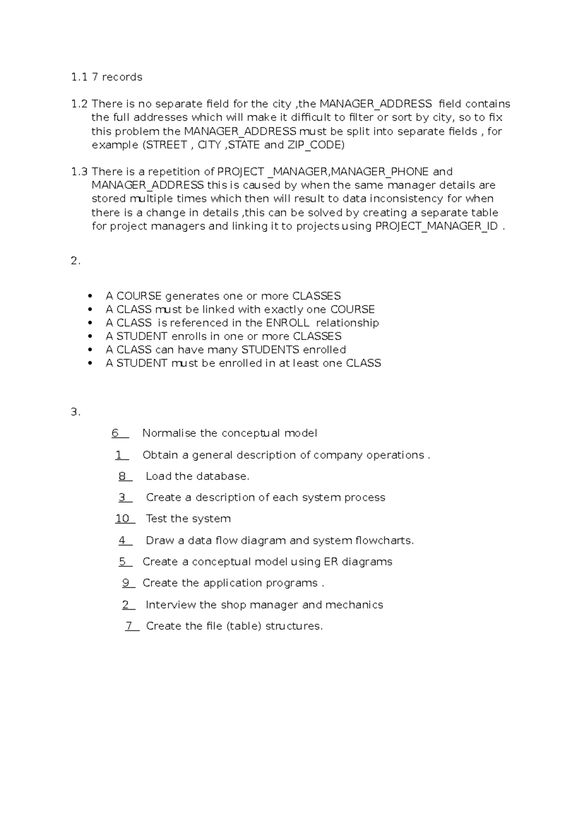 Cmpg311 Assignment 1: Data Normalization & System Design Overview - Studocu