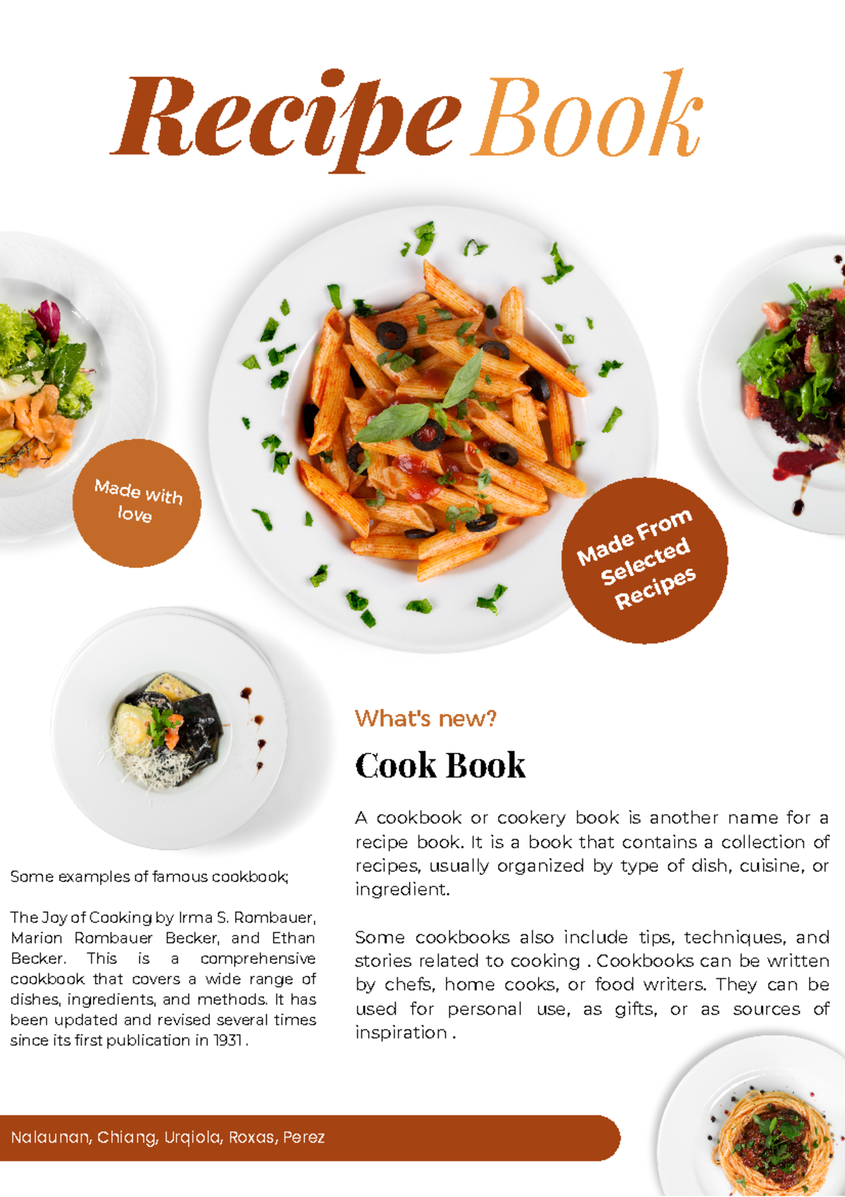 Recipe Book: A Collection of Beloved Dishes and Techniques - Studocu