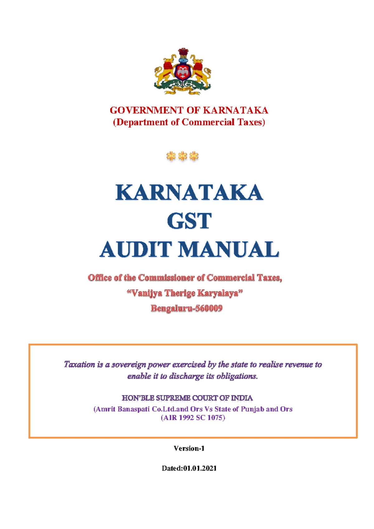 GST Project WORK - A Project report on “GST AND ITS IMPACT ON INDIAN ...