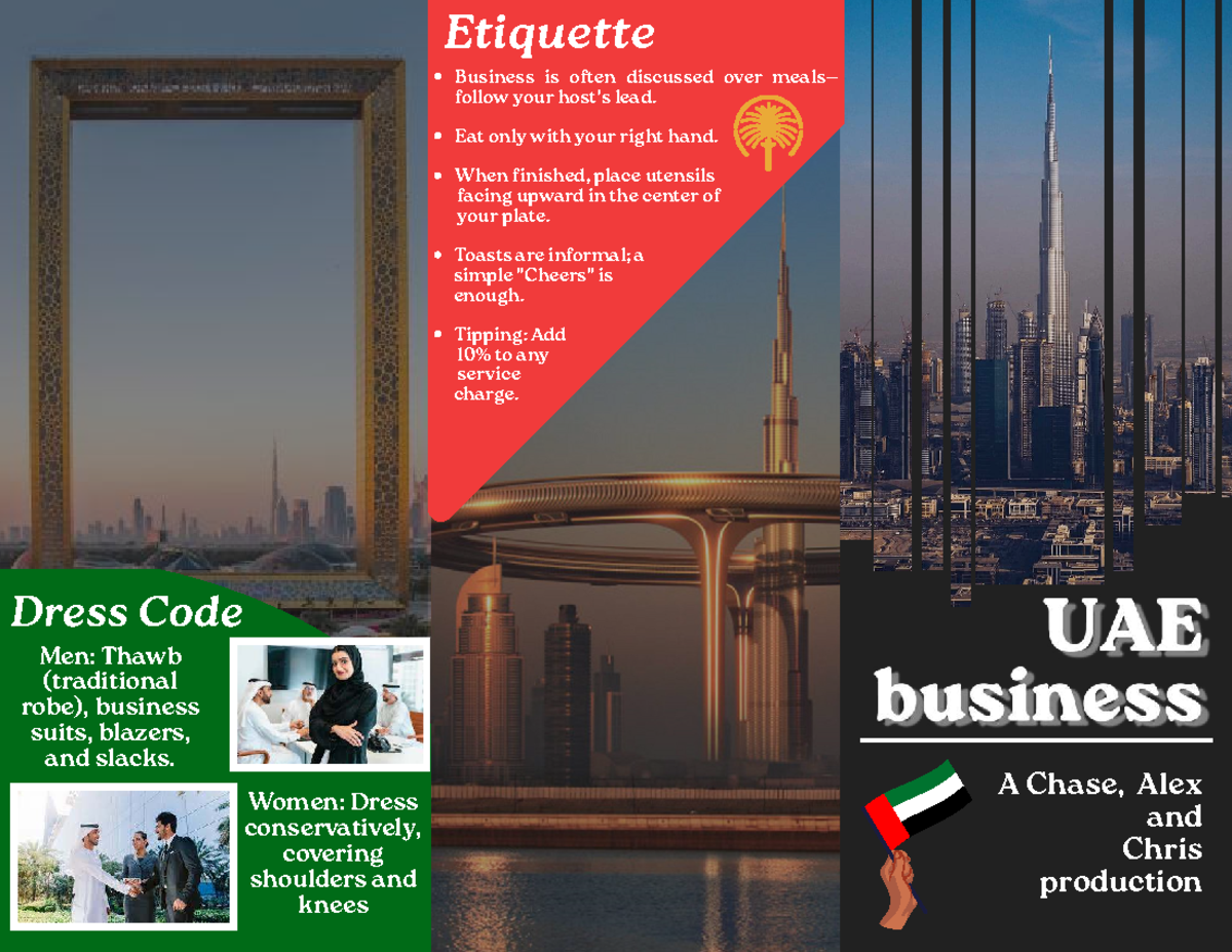UAE Business Etiquette Guide: Key Practices and Dress Code - Studocu