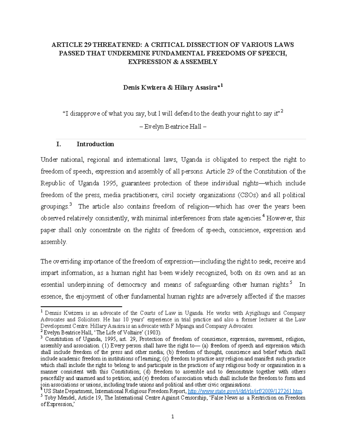300460141 Article 29 Threatened: Analyzing Laws Undermining Freedoms ...