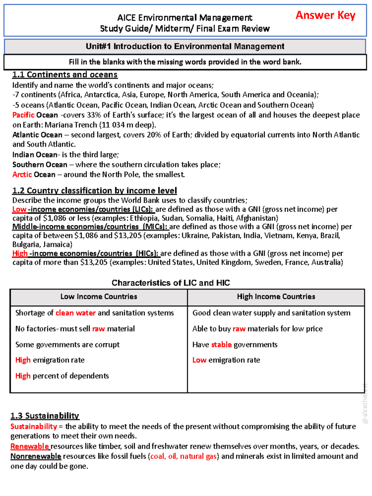 Unit+1+study+guide - Information on Unit 1 - @aicethetest Unit#1 ...