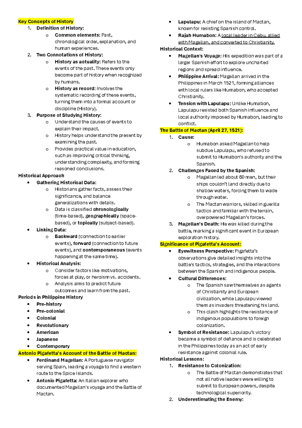Ghist Module 1, Unit 2 - HISTORY - Property of and for the exclusive ...