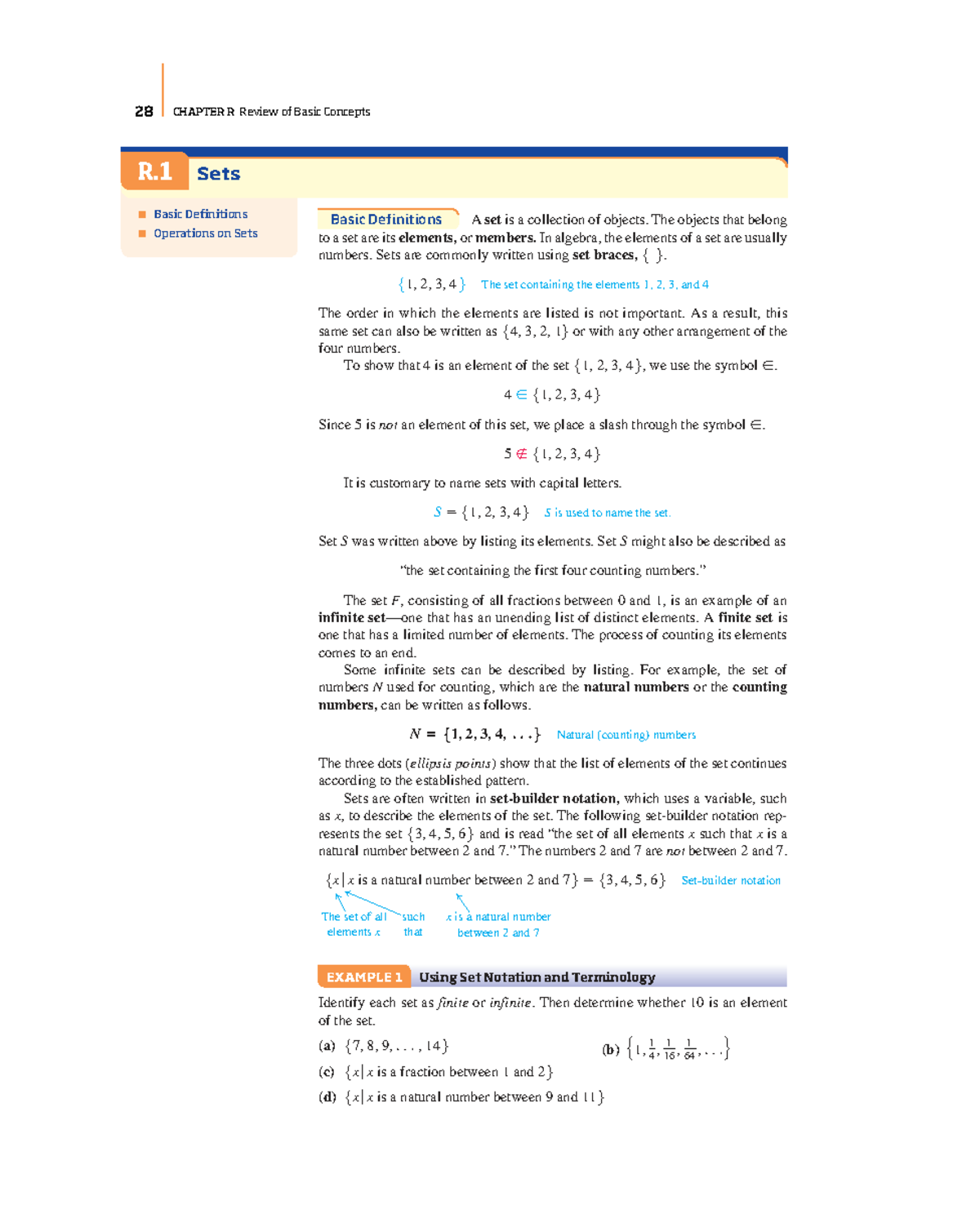 Lecture #2: Sets - Review of Basic Concepts and Operations - Studocu
