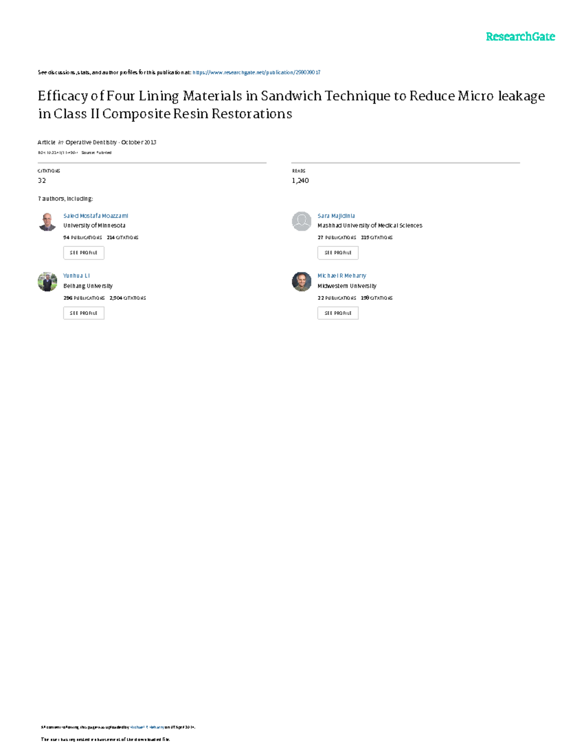 4liningmaterials Class IIML - See discussions, stats, and author ...