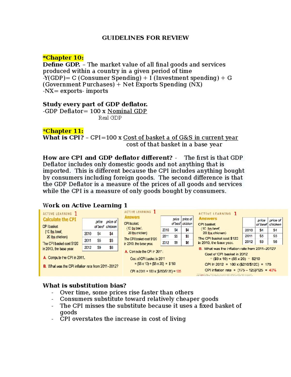 Problem Set 2: ECON 202 - Summer 2023 Analysis and Questions - Studocu
