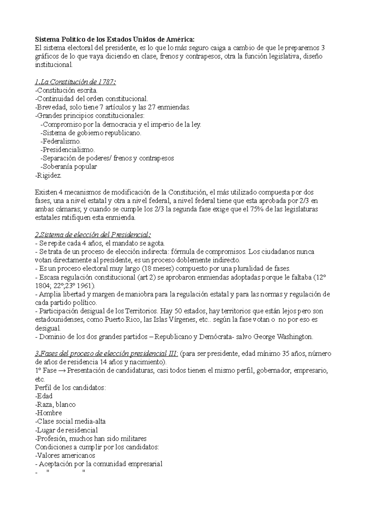 Sistema Politico de EEUU - Sistema Político de los Estados Unidos de ...