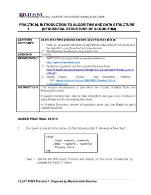 Bic10204 labactivity 1a - BIC10204 ALGORITHMS AND PROGRAMMING FACULTY ...