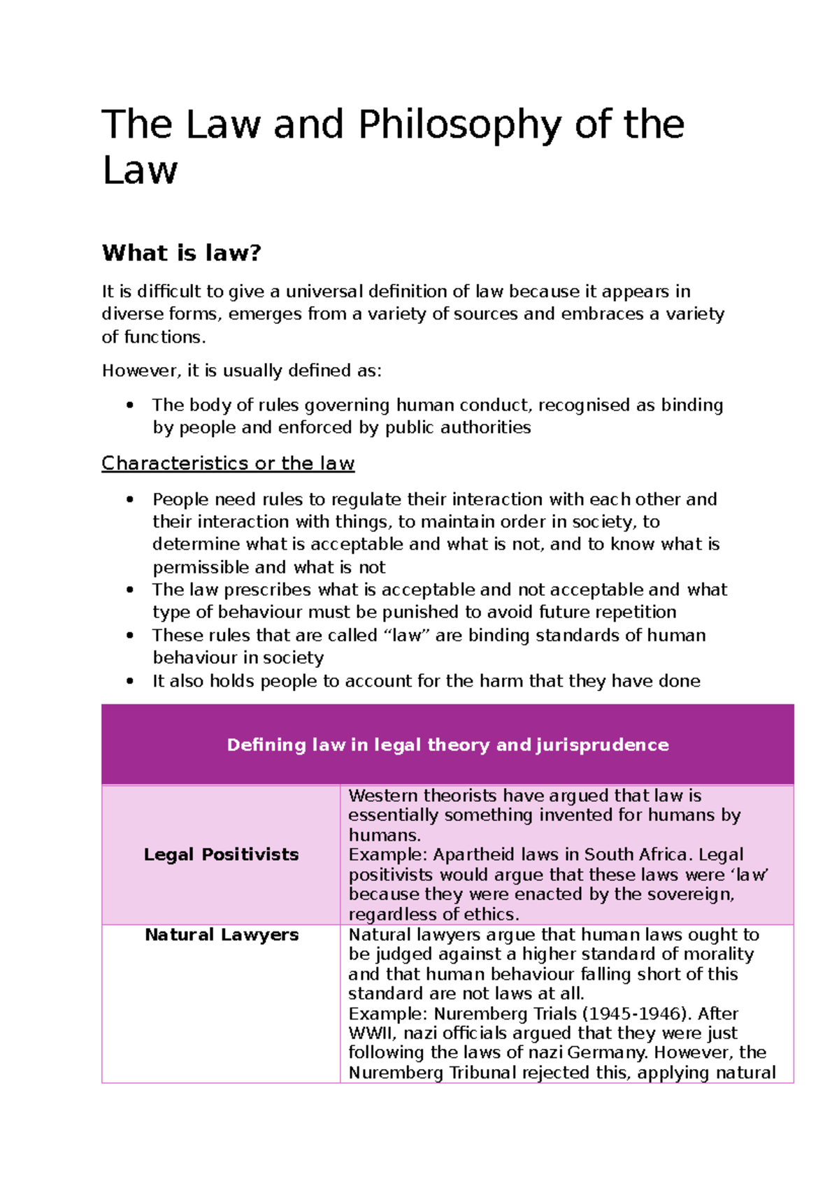 Law and Philosophy: Understanding Legal Theories and Their Impacts ...