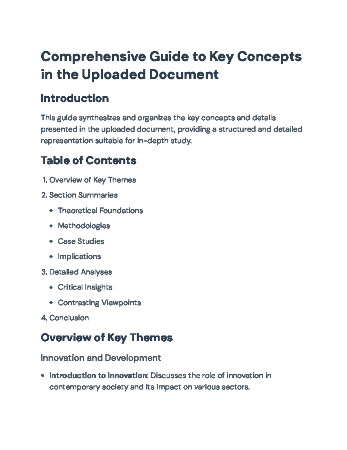 Key Concepts in Innovation and Technology: A Comprehensive Guide ...