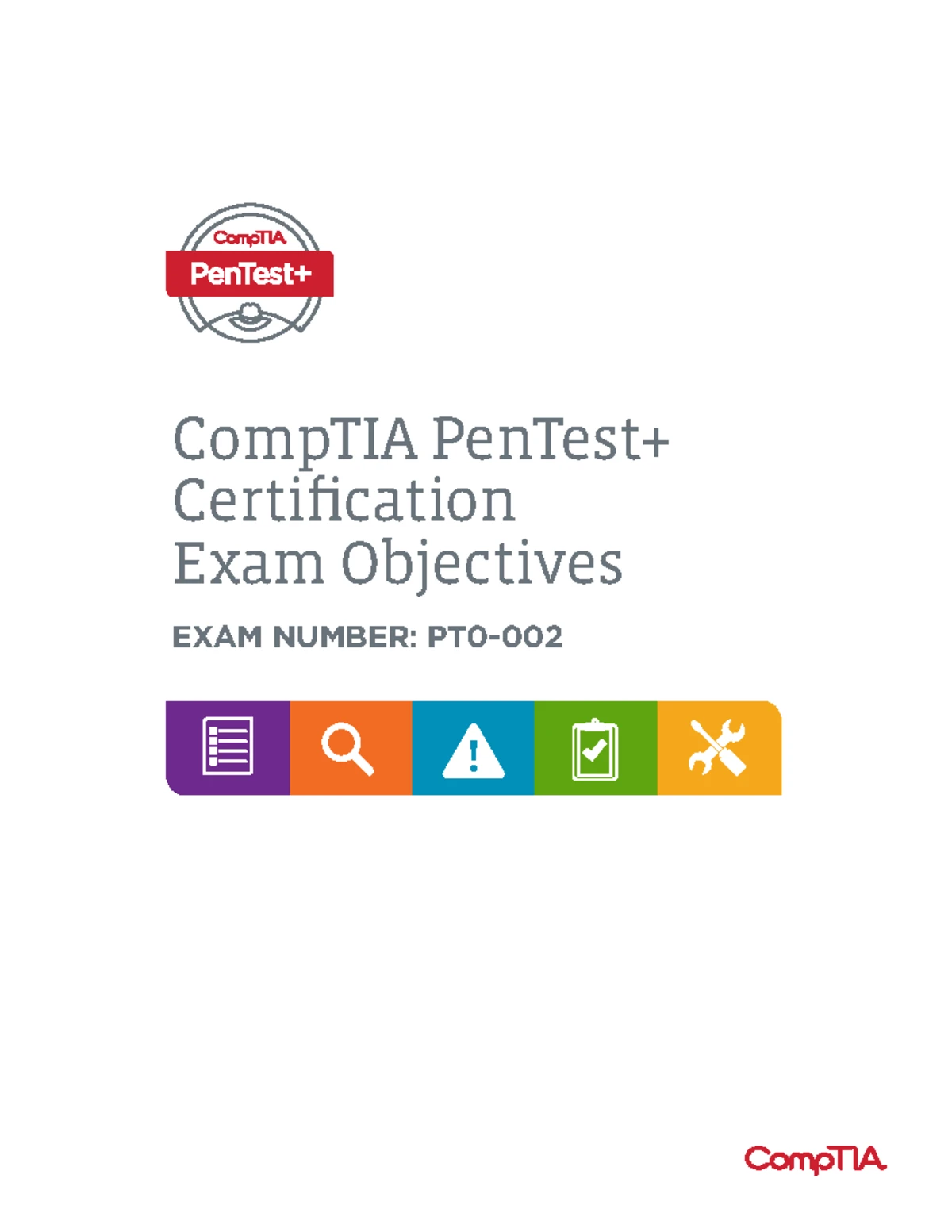 CompTIA PenTest PT0-003 Exam Objectives Version 2.0 - Studocu