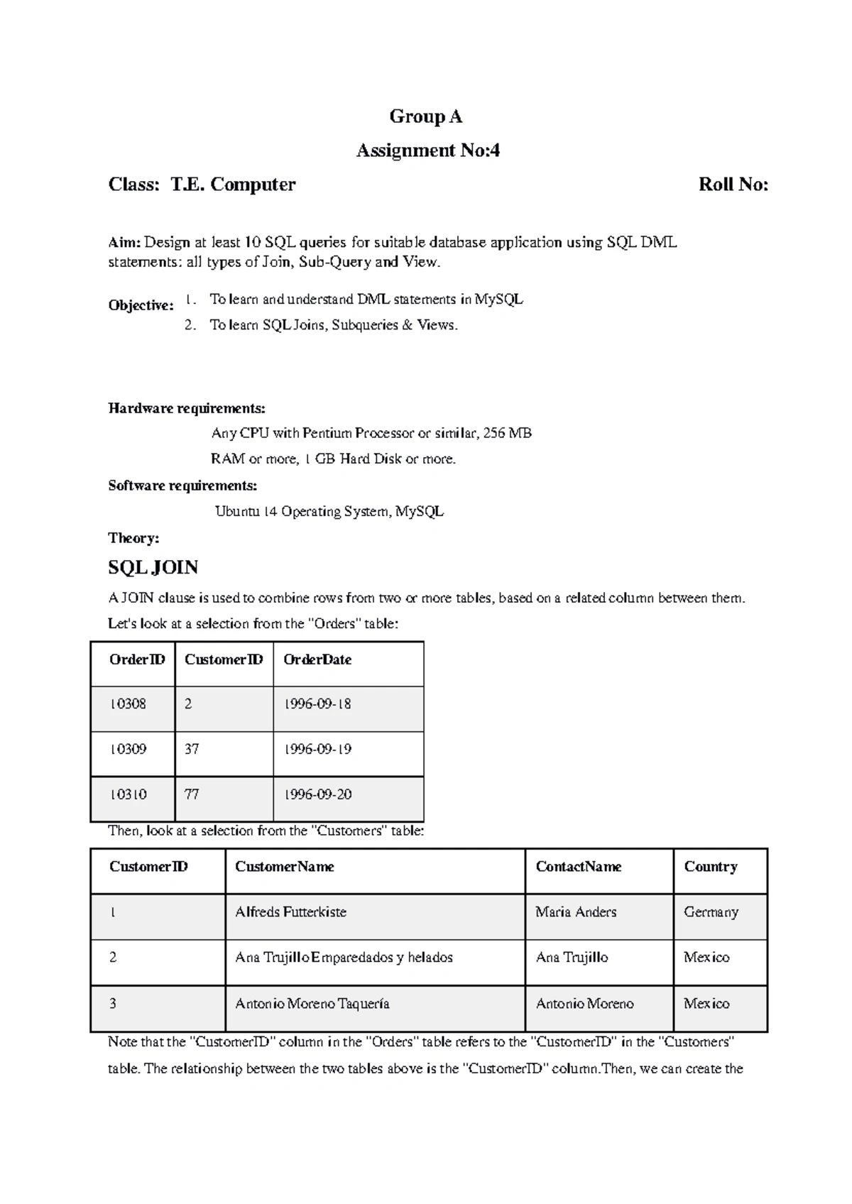 Assignment 5 - PL/SQL Library Fine Calculation (T. Computer) - Studocu