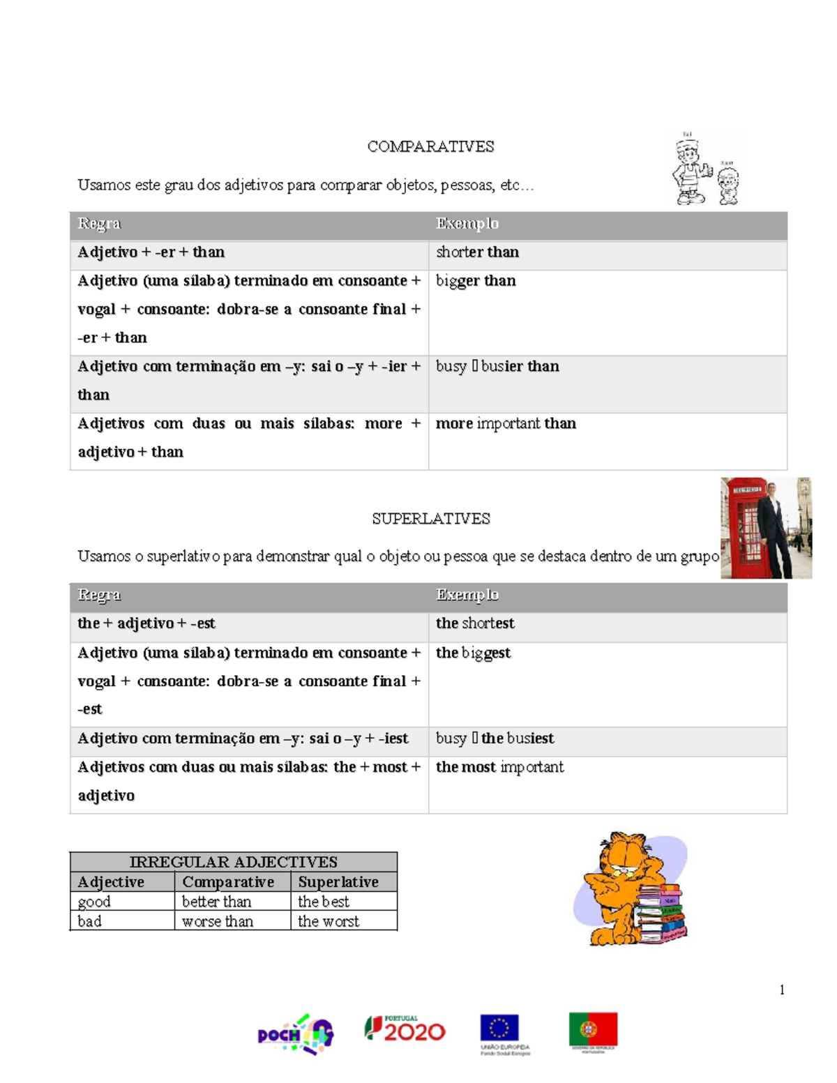 Comparatives and Superlatives: Grammar Guide for English Learners - Studocu