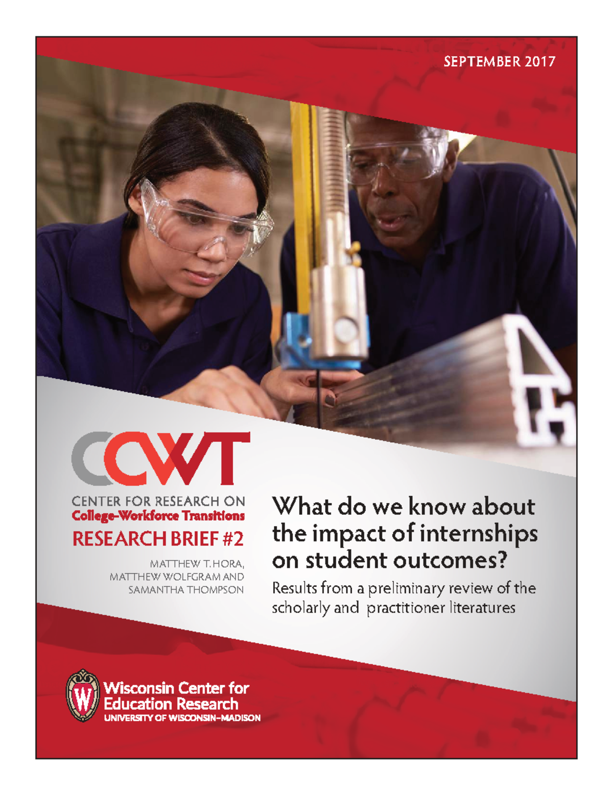 Research Brief: The Impact of Internships on Student Outcomes (Sept ...