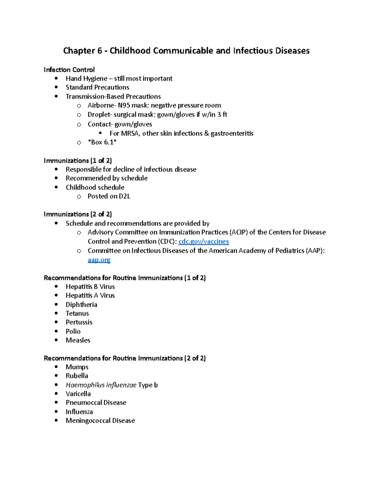 Peds Chapter 6 - Wong's Essentials of Pediatric Nursing 10th Ed. - Studocu