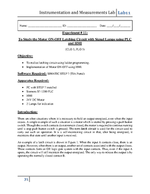 Lab 1 - Instrumentation and Measurements Lab Manual - Warning: TT ...