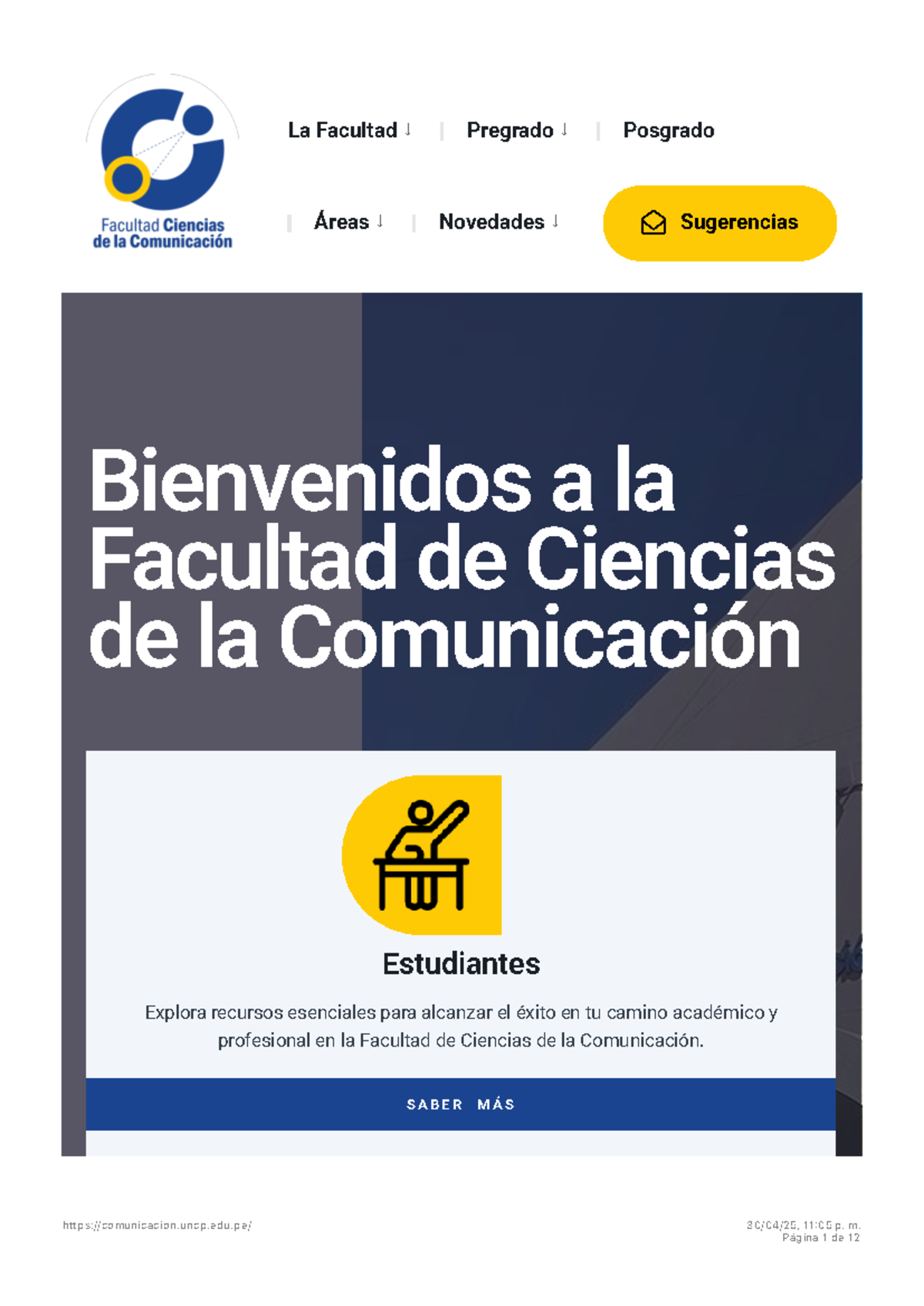 Novedades y Recursos de la Facultad de Ciencias de la Comunicación ...