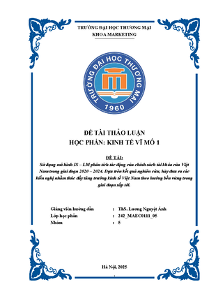 [Solved] Trung gian ca lu thng hng ha l g 2 im hng ha tin t - Kinh tế ...