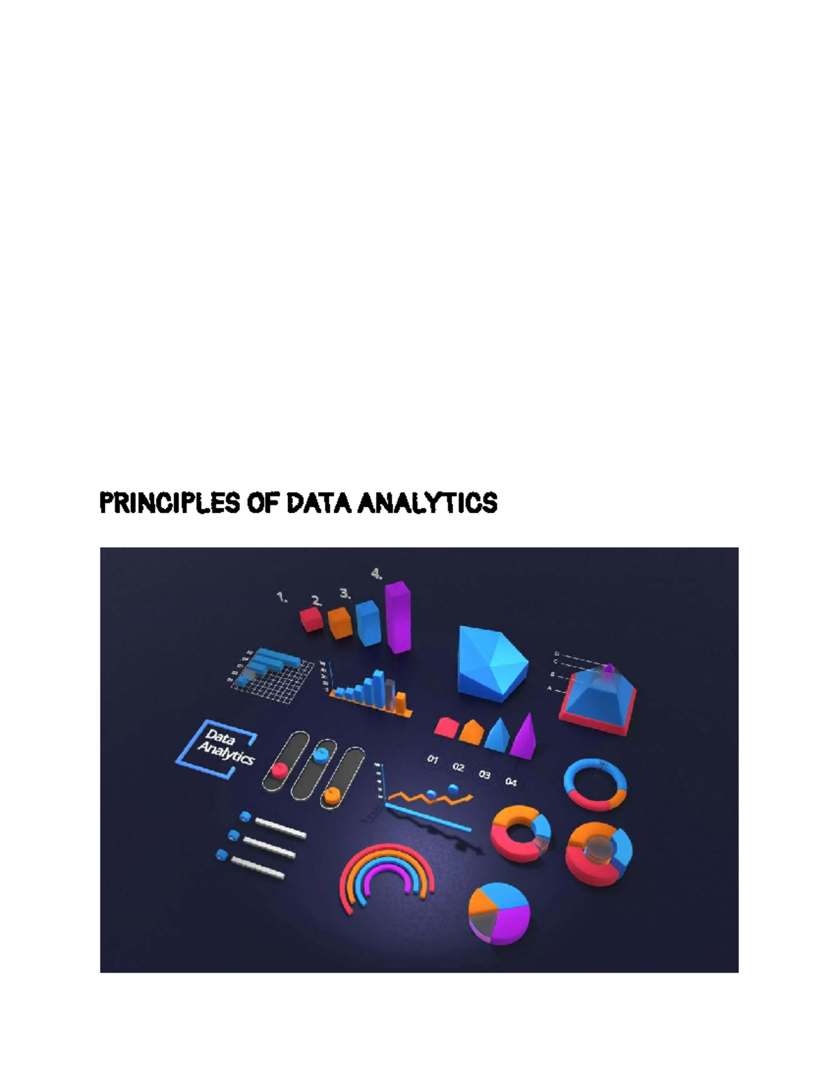 BBC2302: Course Outline for Principles of Data Analytics - Studocu