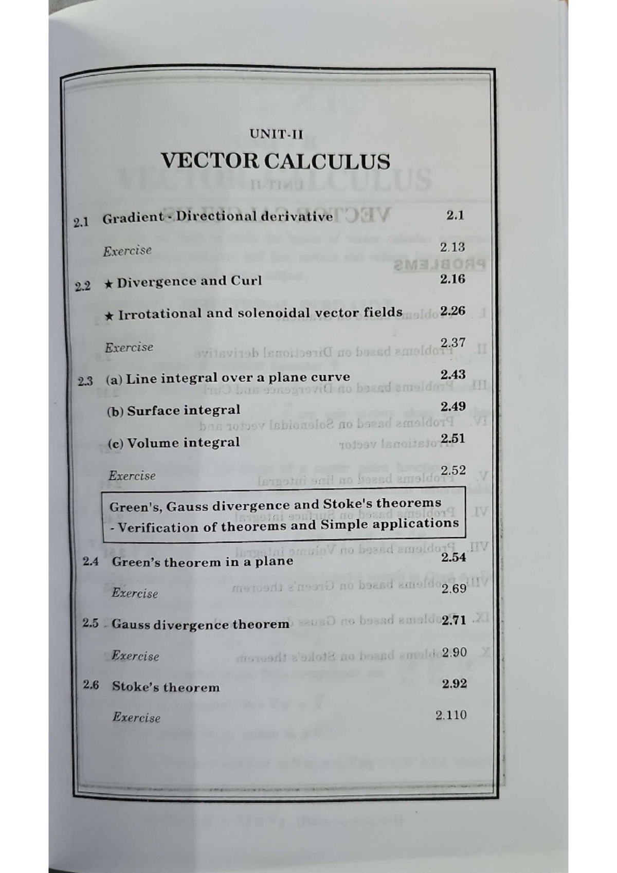 Maths Unit 2: Vector Calculus Overview and Key Concepts - Studocu