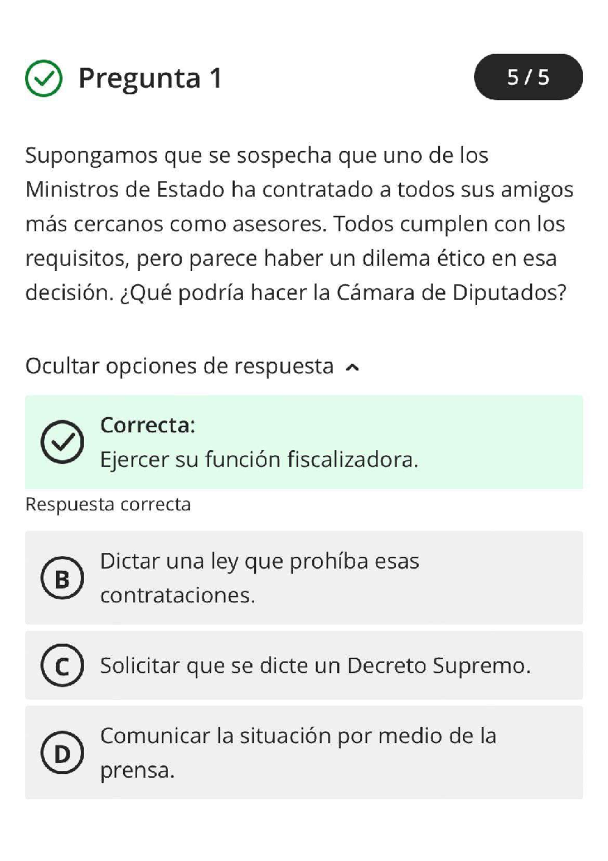 Examen de Derecho Constitucional 2023 - Parte 1 - Studocu