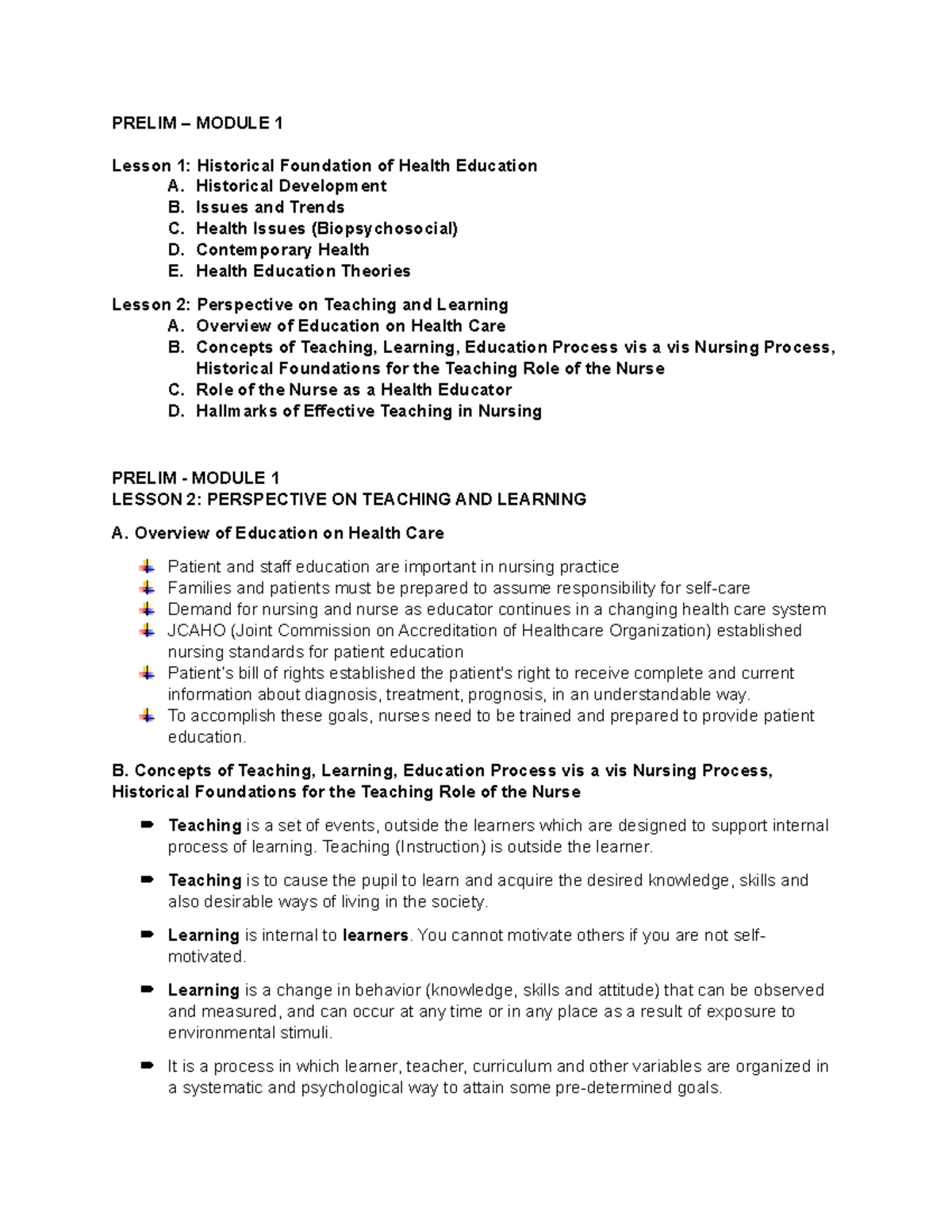 5. Health Education - Types of Learning and Learning Styles - TYPES OF ...