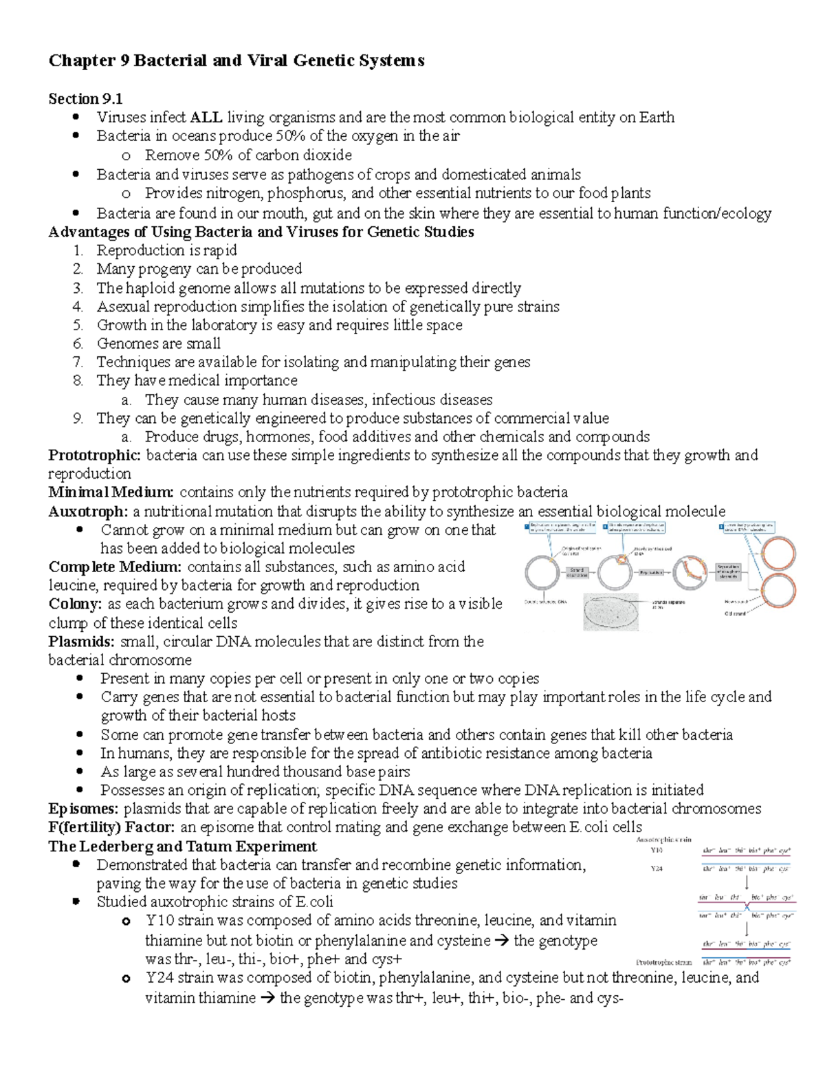 Chapter 9: Exploring Bacterial and Viral Genetic Systems in Detail ...