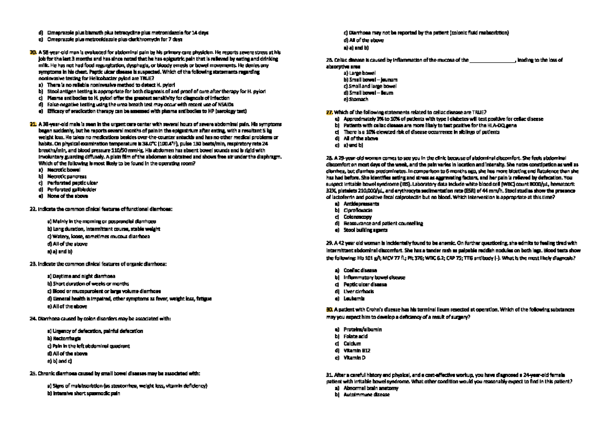 Part 1 - Gastrointestinal Disorders & IBS: Key Questions and Answers ...