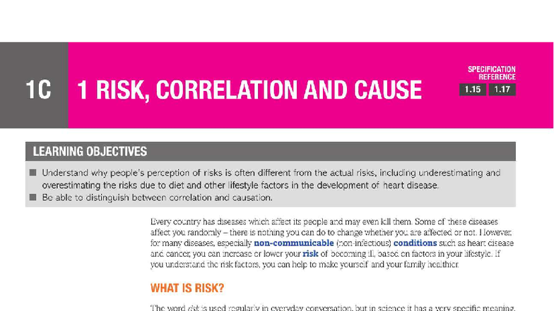 Cardiovascular Health and Risk: Understanding CVDs and Their Causes (1C ...