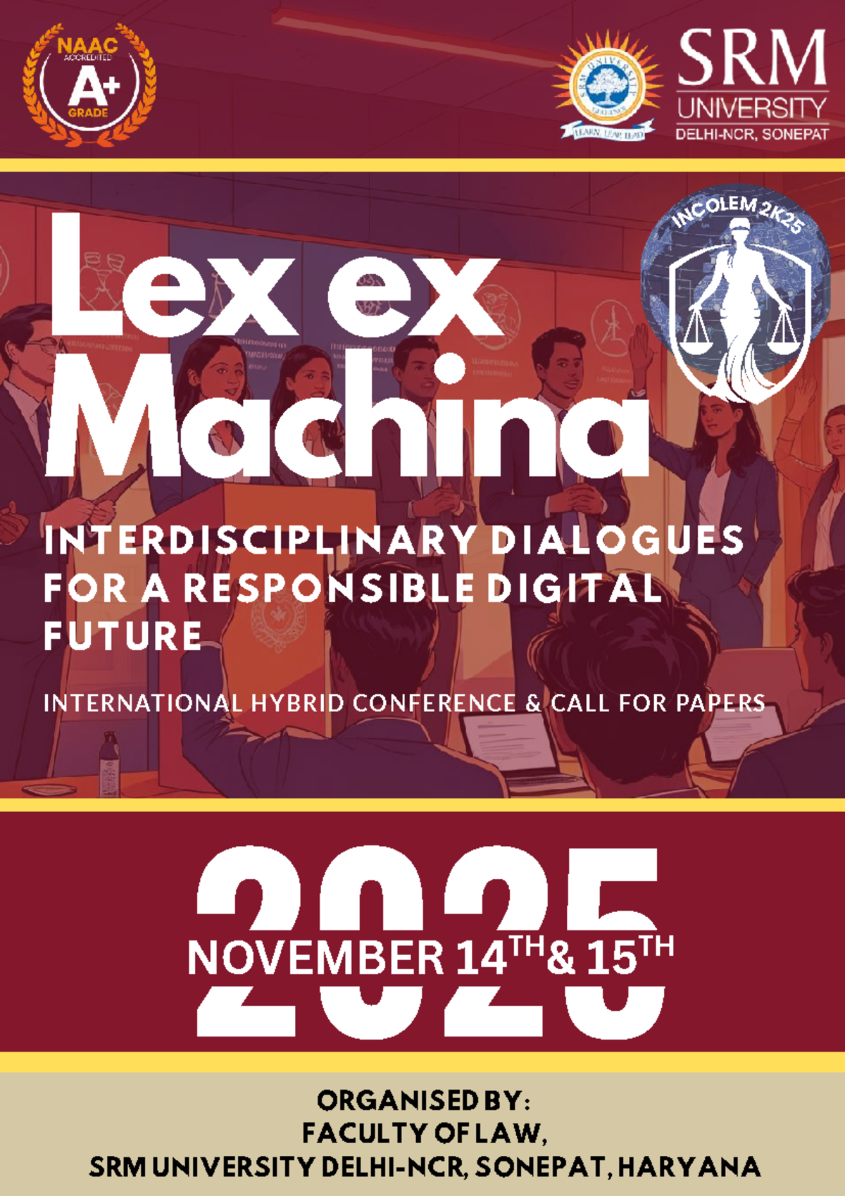 International Conference on Lex ex Machina COLEM 2K25: Call for Papers ...