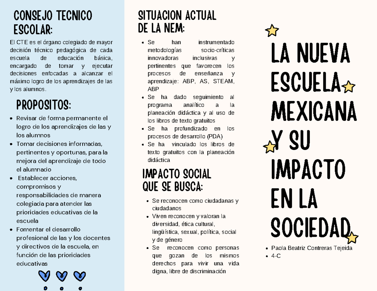 LA NUEVA ESCUELA MEXICANA Y SU IMPACTO EN LA SOCIEDAD - Revisar de ...