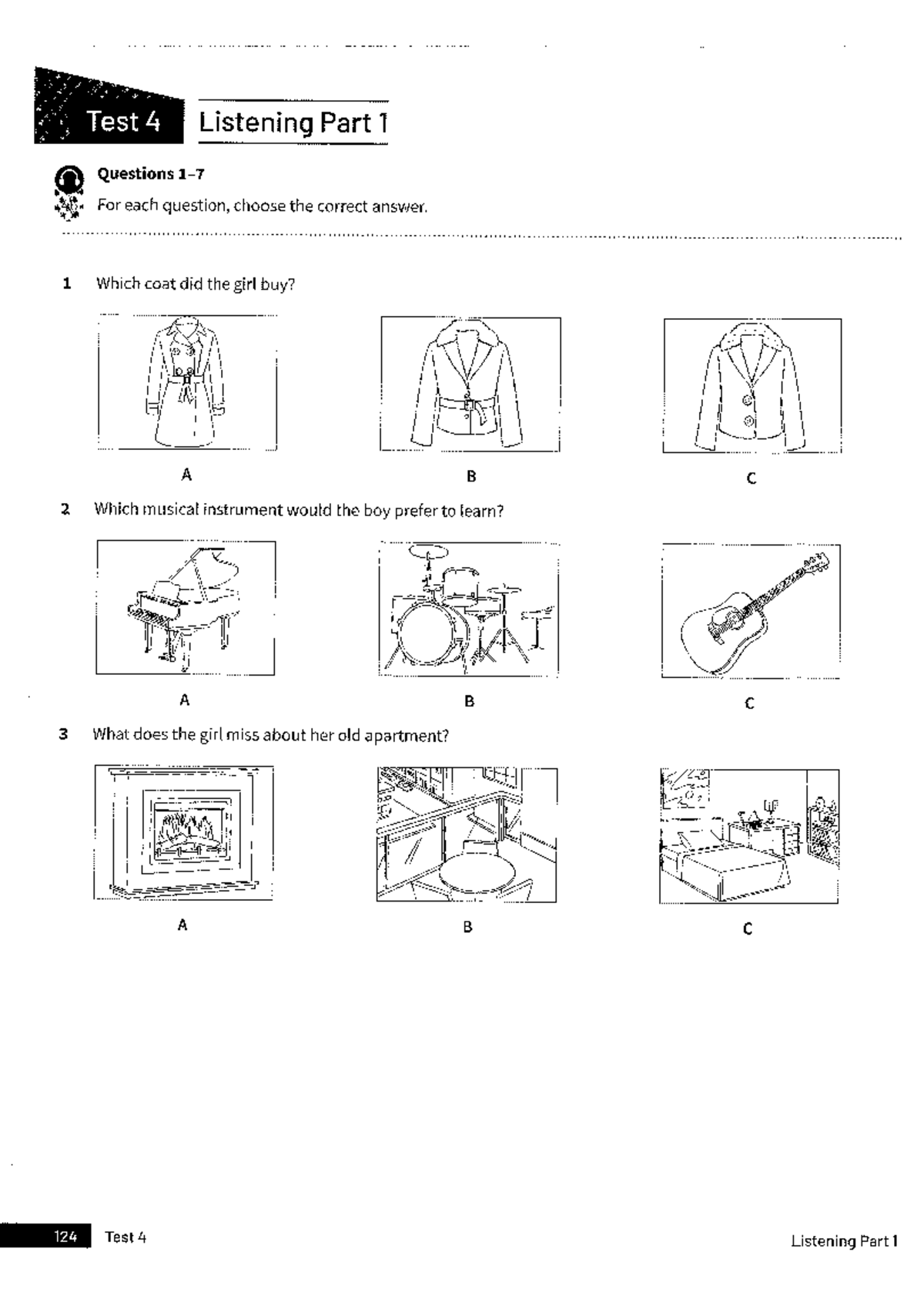Test 4 Listening Part 1-4 Questions and Answers - Studocu