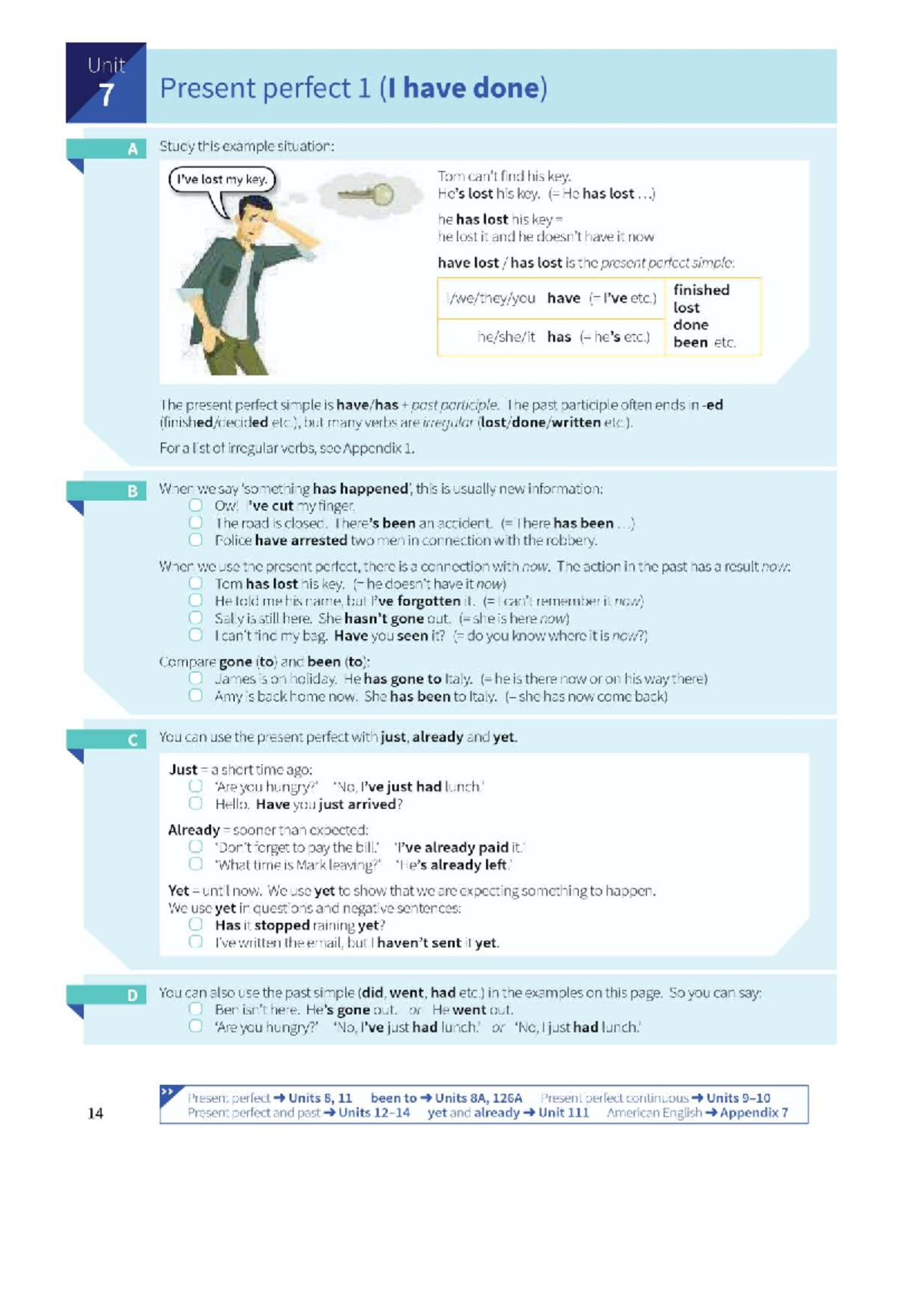 Present Perfect Tenses: Unit 7 Study Guide (ENG 101) - Studocu