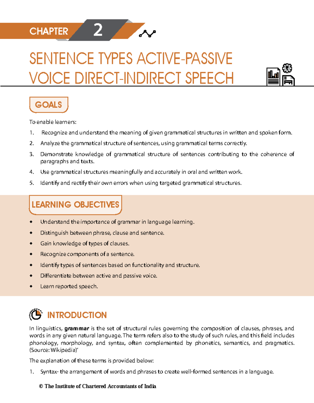 Grammar Topics A 2020: Chapter 2 - Sentence Types, Voice, and Speech ...