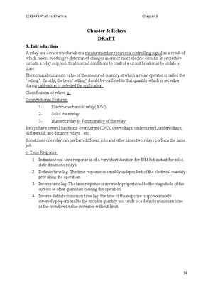 Chapter 1 EECE 476 - Draft for EECE 476 - 1 Power Protection and ...