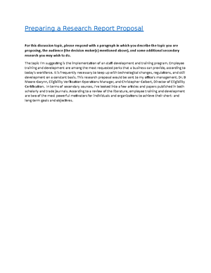 [Solved] Please read through the sample researchbased report Increasing ...