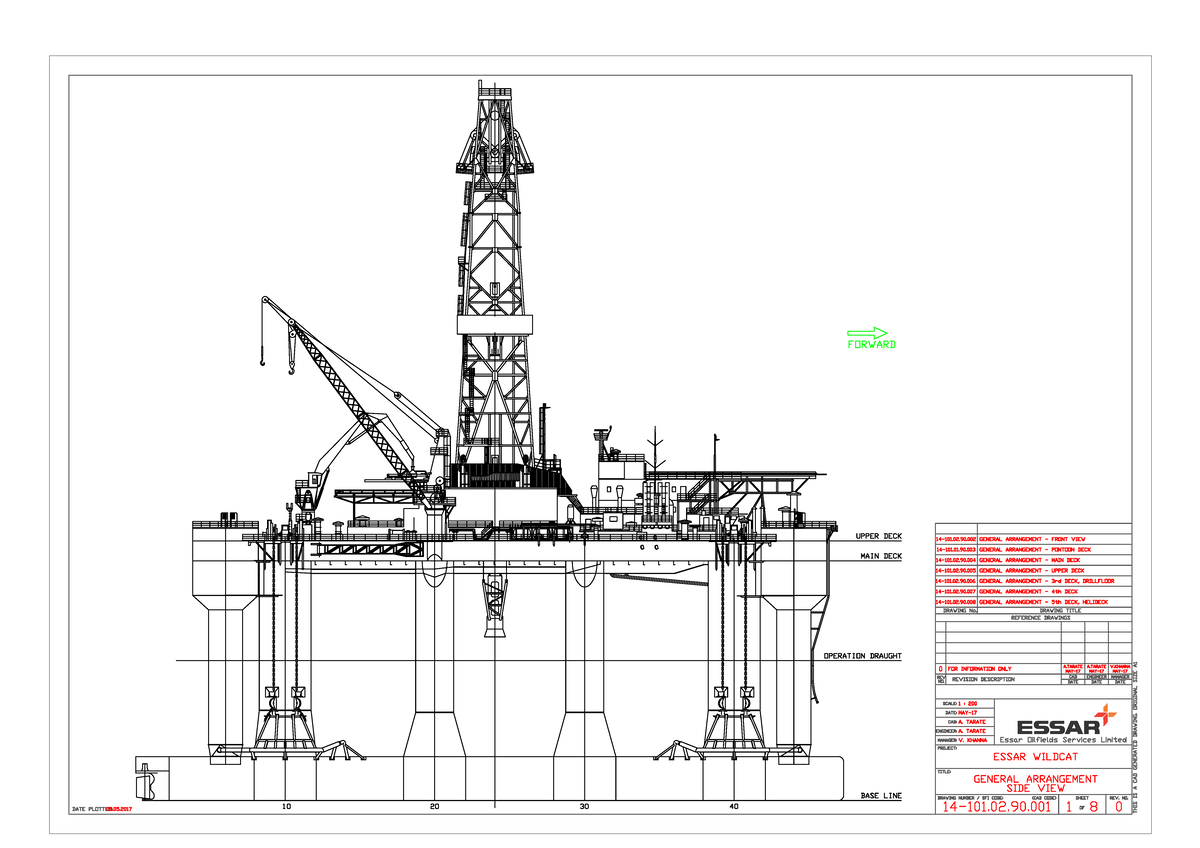 General Arrangement Drawings for Project 14-1010290001 - Studocu