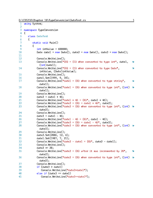 CIS210 Chapter 10 Final Exam Study: Complex Number Operator Overloading ...