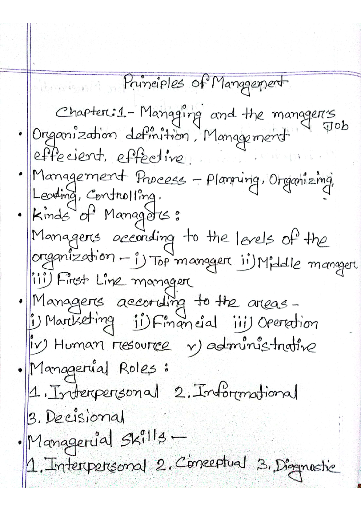 Principles of Management (MGMT 101): Concepts and Approaches Overview ...
