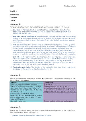 IURI 376 SU8 (X) - IURI 376 SU 8 - IURI Study Unit 8: Applications When ...