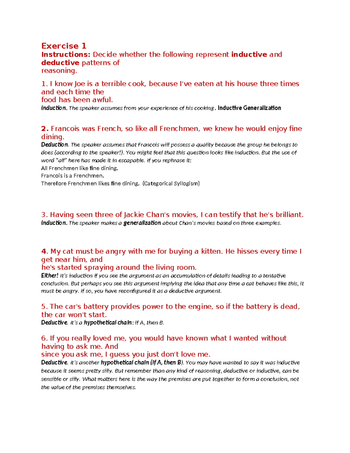 Key-Pre Tutorial Practice Questions - Exercise 1 Instructions: Decide ...