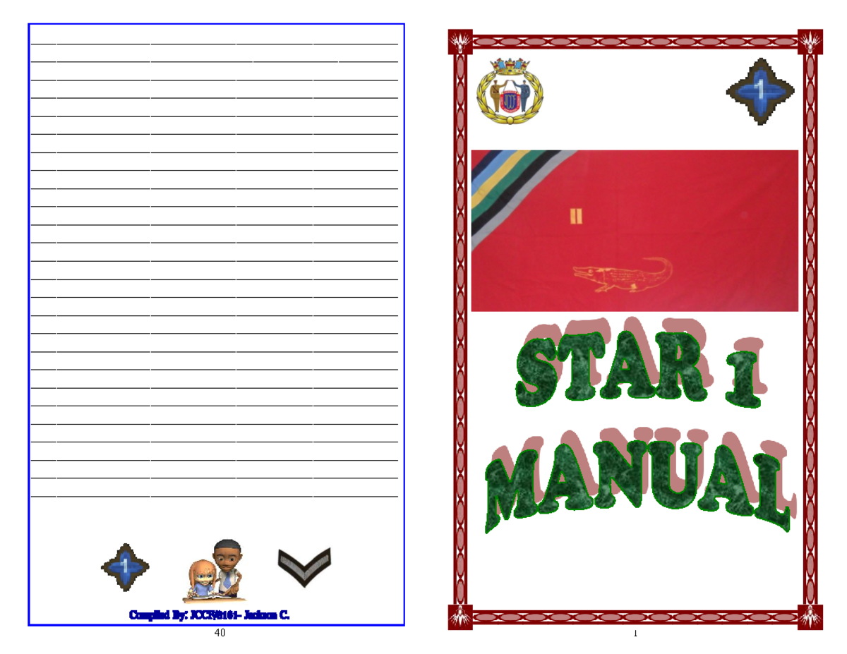 STAR 1 MANUAL: Comprehensive Guide for Upcoming Exam Preparation - Studocu