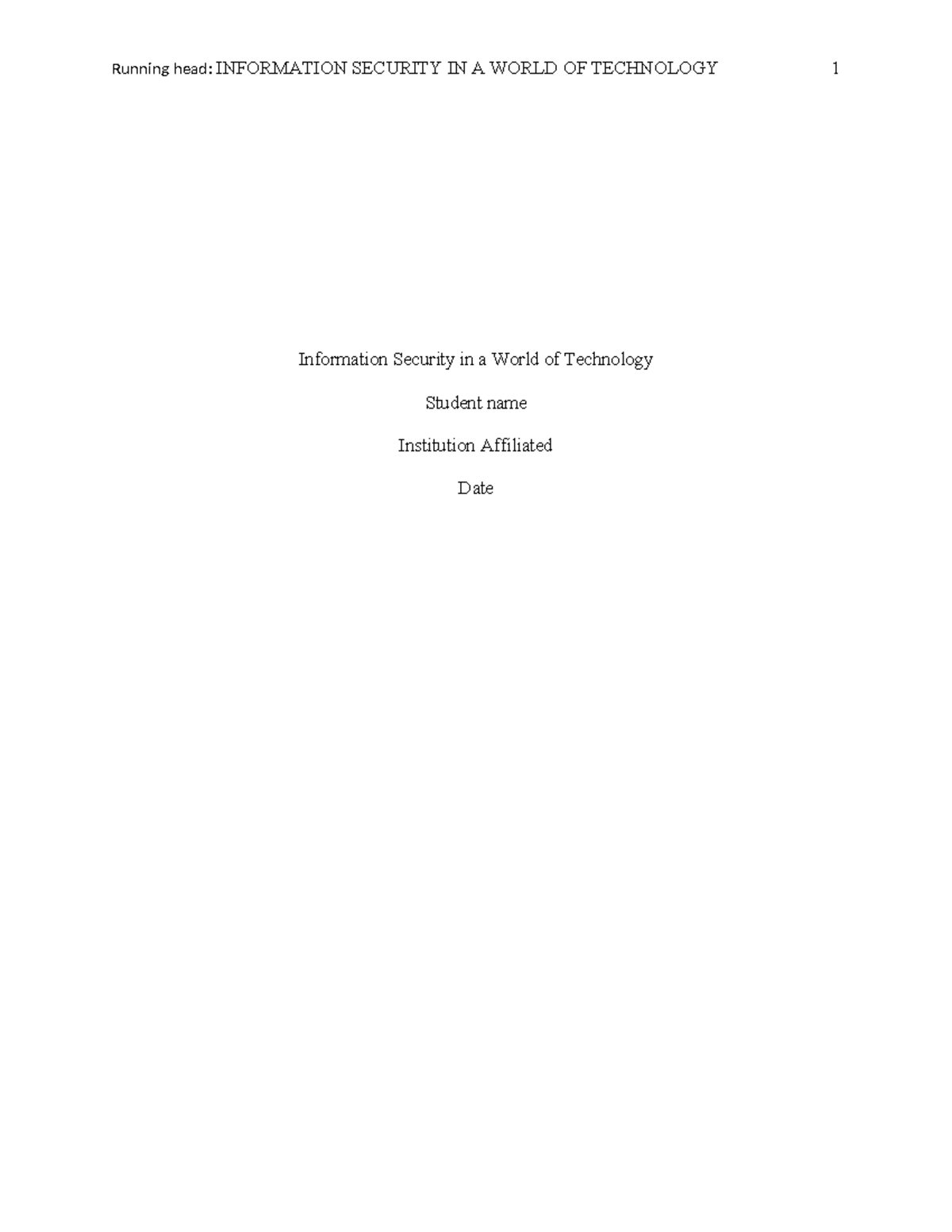 INFO SEC 101: Analyzing Patient Data Protection in Tech-Enhanced Care ...