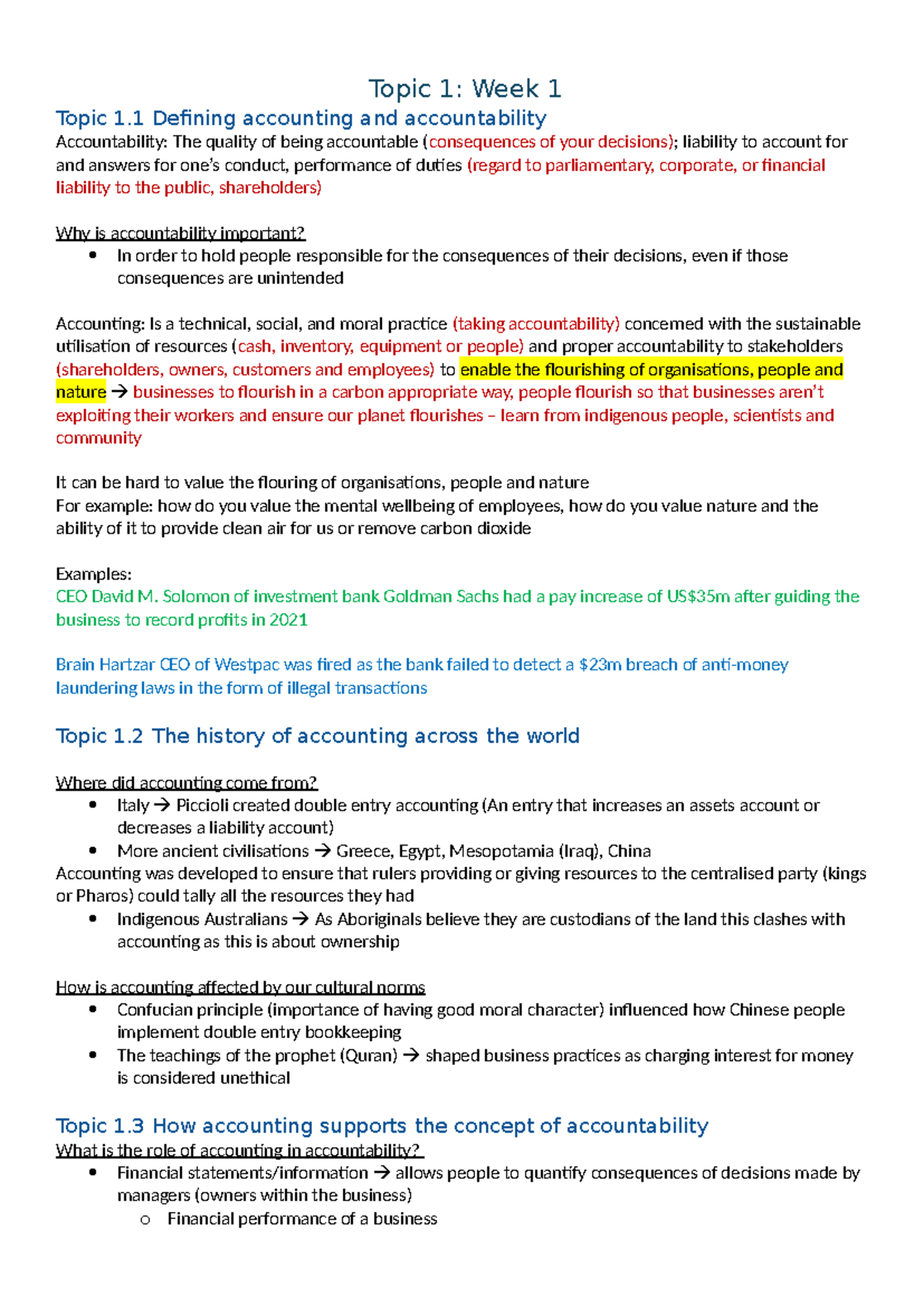 AAA 101: Week 1 - Understanding Accounting and Accountability Concepts ...