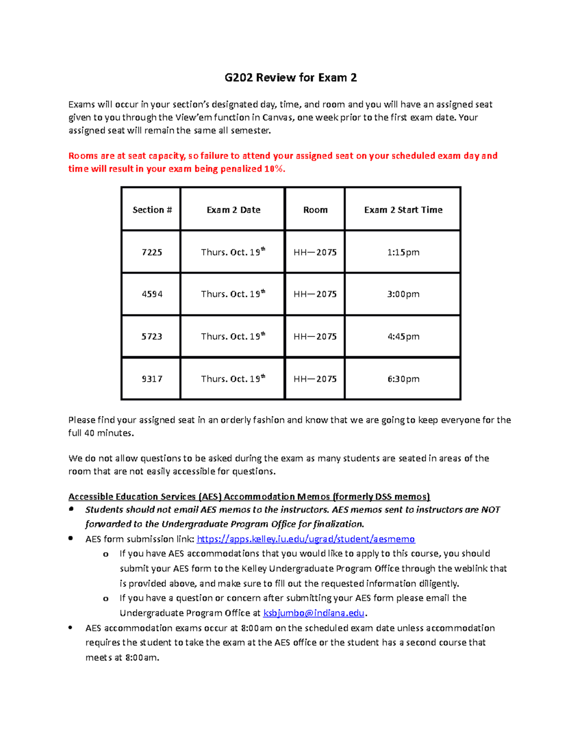 Exam 2 Review Guide for G202: Important Dates & Instructions - Studocu