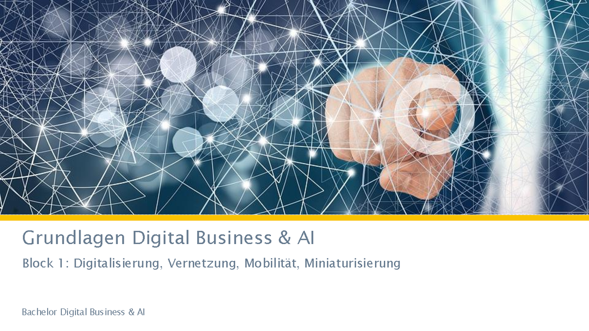 WGDB Block 1: Digitalisierung, Vernetzung, Mobilität & Smartification ...