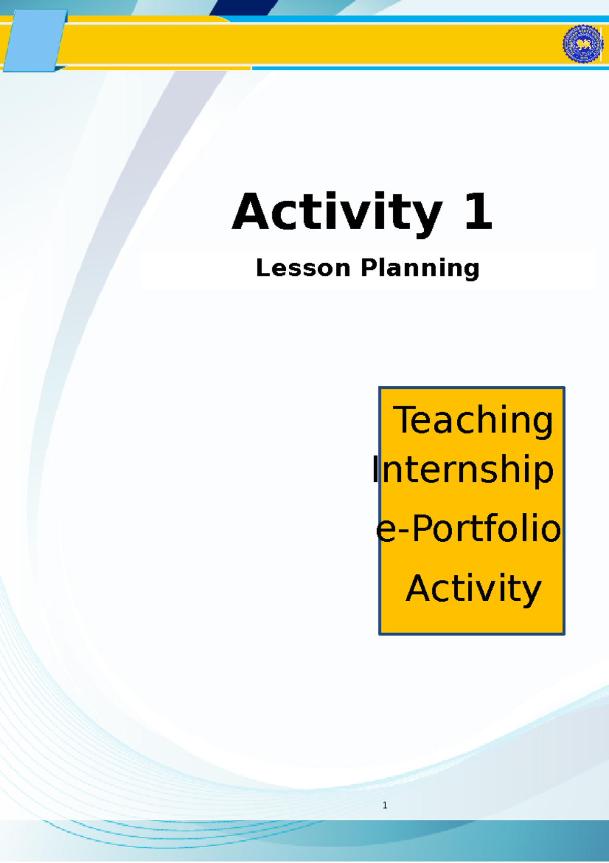 TI Activity 4: Comprehensive Guide to Lesson Planning - Studocu