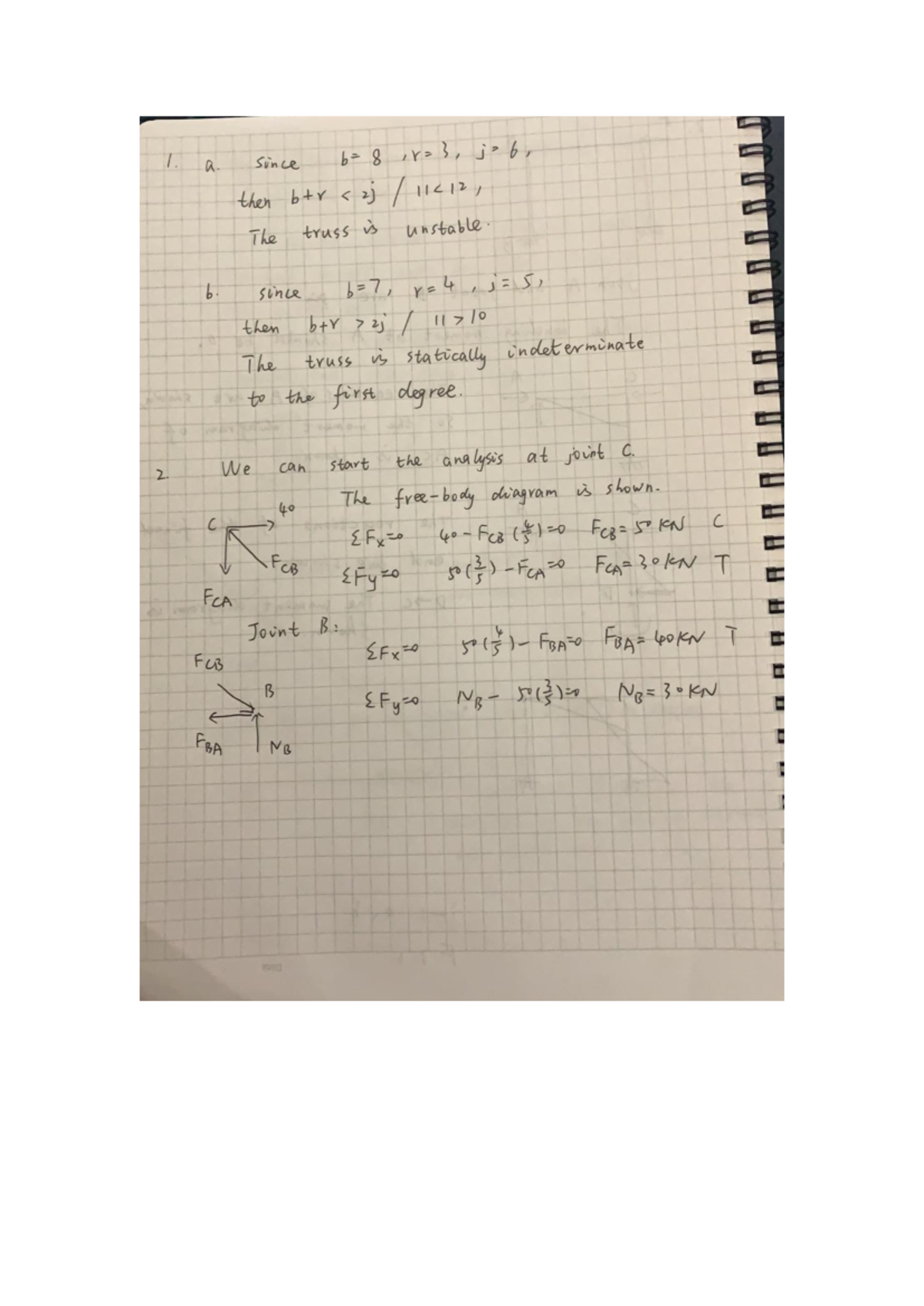 Assignment 13 Solution: Truss Stability Analysis - Studocu